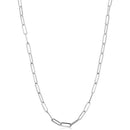 Collier Binjai en acier inoxydable argent effet layering